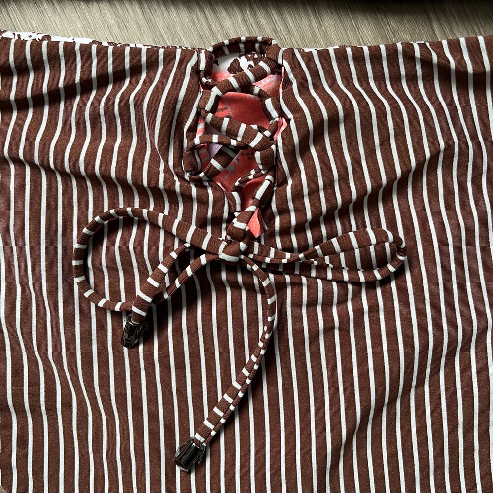 Maaji Coconut Brown Python Bikini Set - image 7